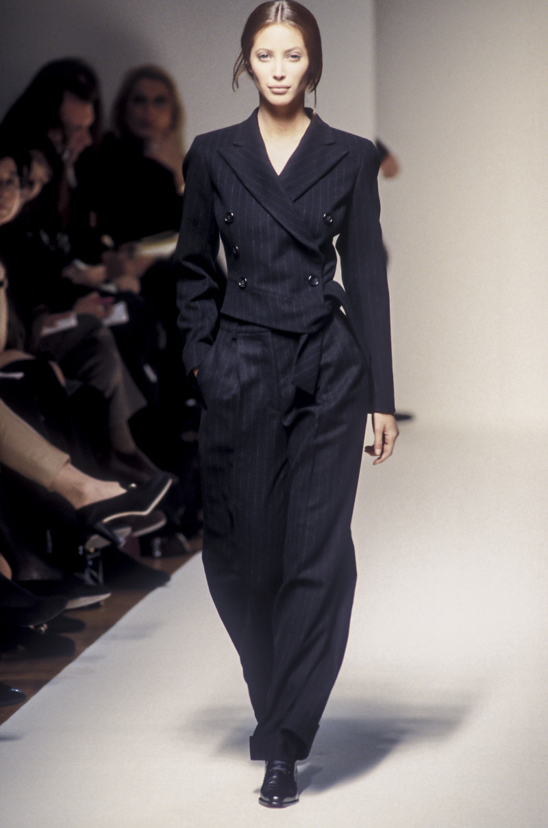 Christy Turlington featured in  the Jil Sander fashion show for Autumn/Winter 1993