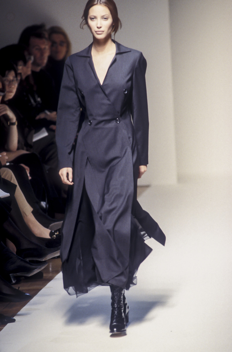 Christy Turlington featured in  the Jil Sander fashion show for Autumn/Winter 1993