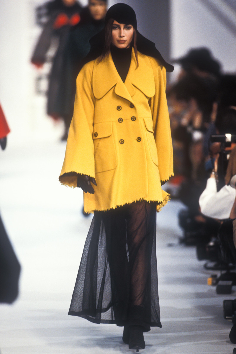 Christy Turlington featured in  the Karl Lagerfeld fashion show for Autumn/Winter 1993