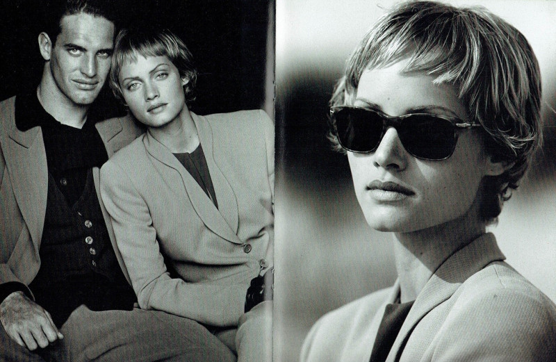 Amber Valletta featured in  the Giorgio Armani catalogue for Autumn/Winter 1993