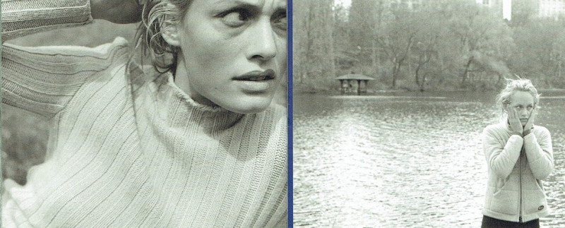 Amber Valletta featured in  the Strenesse Blue catalogue for Autumn/Winter 1996