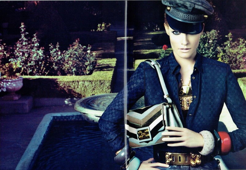 Amber Valletta featured in  the Loewe catalogue for Spring/Summer 2009