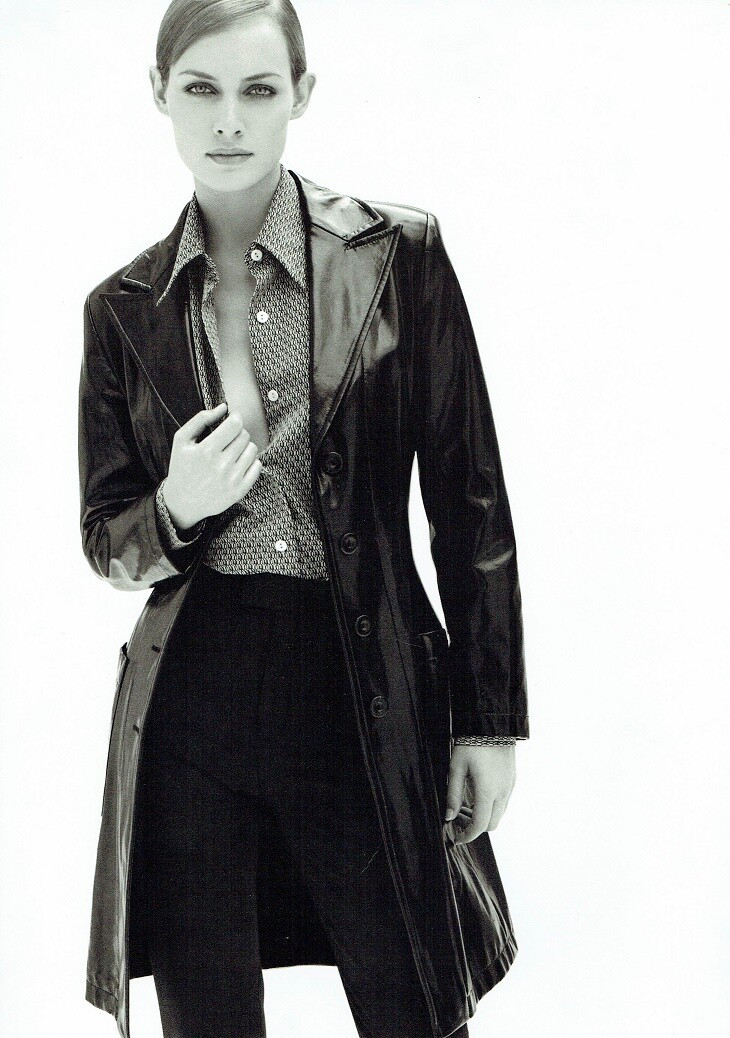 Amber Valletta featured in  the Zara catalogue for Autumn/Winter 1996