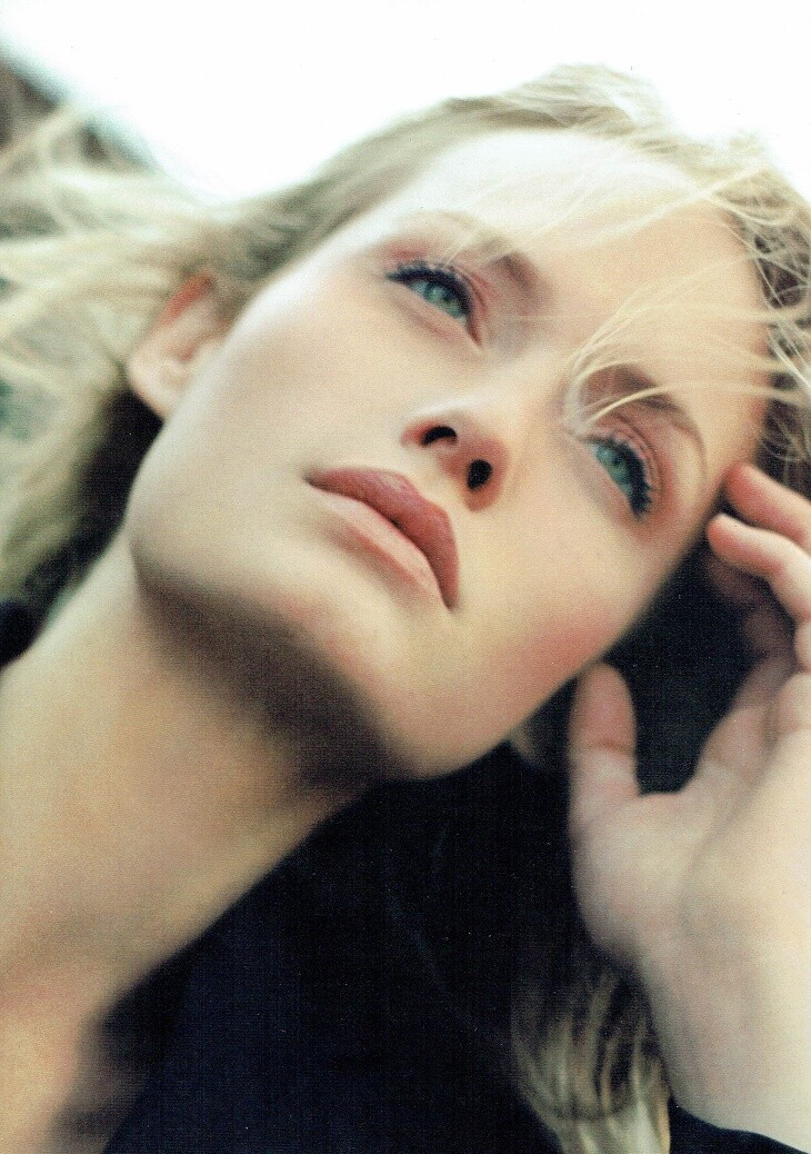 Amber Valletta featured in  the Zara catalogue for Autumn/Winter 1997