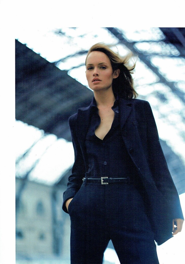 Amber Valletta featured in  the Zara catalogue for Autumn/Winter 1997