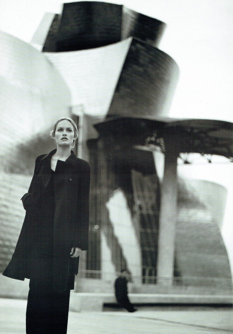 Amber Valletta featured in  the Zara catalogue for Autumn/Winter 1998