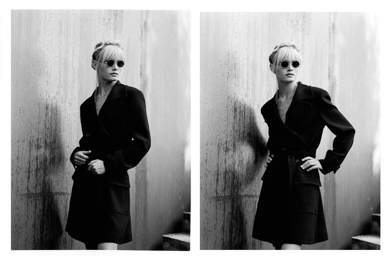 Amber Valletta featured in  the Zara catalogue for Autumn/Winter 1995