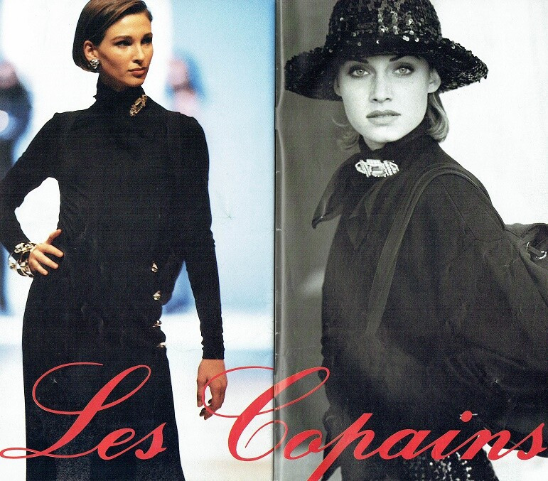 Amber Valletta featured in  the Les Copains catalogue for Autumn/Winter 1992