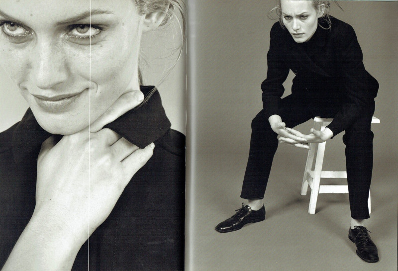 Amber Valletta featured in  the Strenesse Gabriele Strehle catalogue for Autumn/Winter 1996