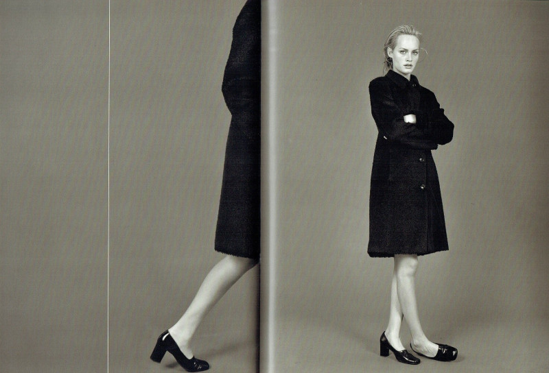 Amber Valletta featured in  the Strenesse Gabriele Strehle catalogue for Autumn/Winter 1996