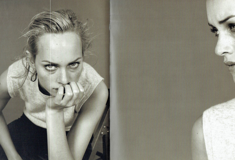 Amber Valletta featured in  the Strenesse Gabriele Strehle catalogue for Autumn/Winter 1996