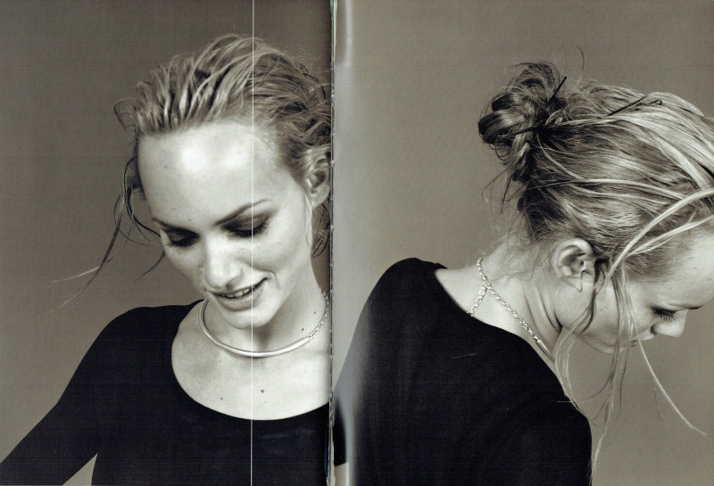 Amber Valletta featured in  the Strenesse Gabriele Strehle catalogue for Autumn/Winter 1996