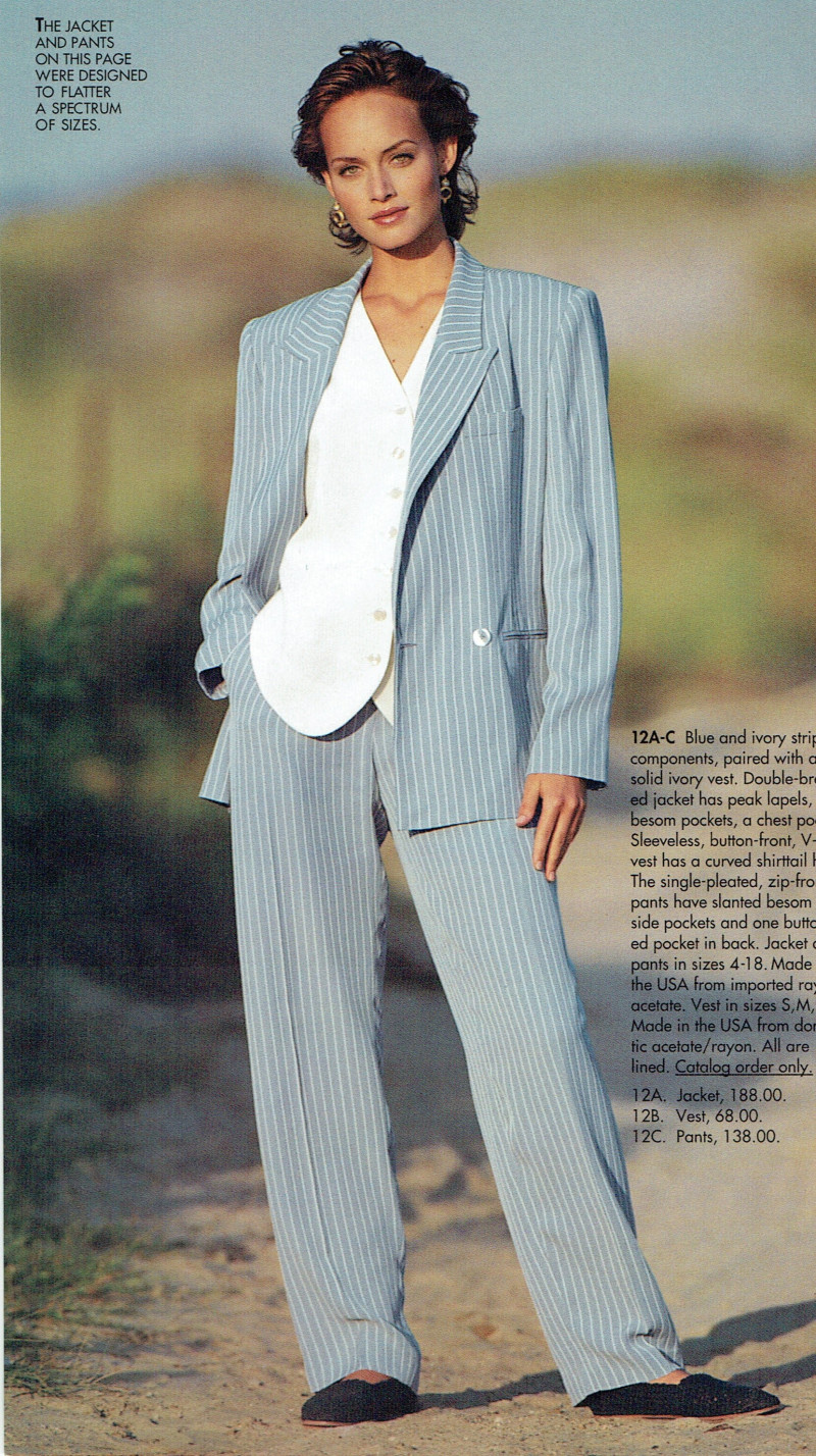 Amber Valletta featured in  the Neiman Marcus catalogue for Spring/Summer 1993