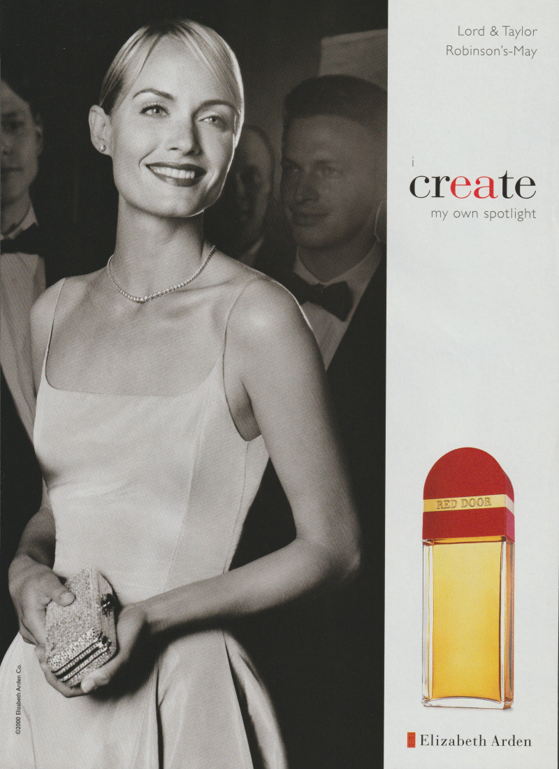 Amber Valletta featured in  the Elizabeth Arden advertisement for Autumn/Winter 2000