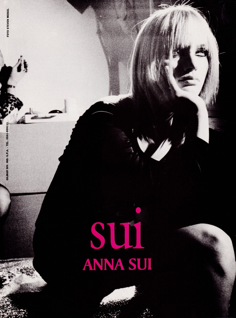 Amber Valletta featured in  the Anna Sui Sui advertisement for Autumn/Winter 1995