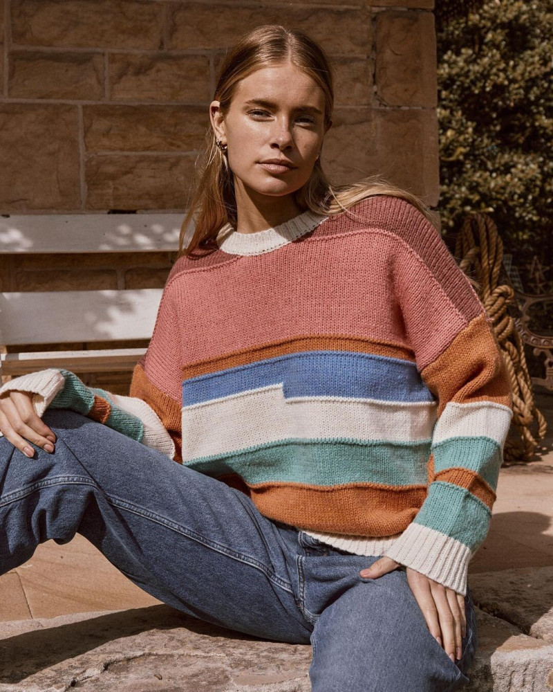 Sianie Aitken featured in  the Little Lies lookbook for Winter 2023