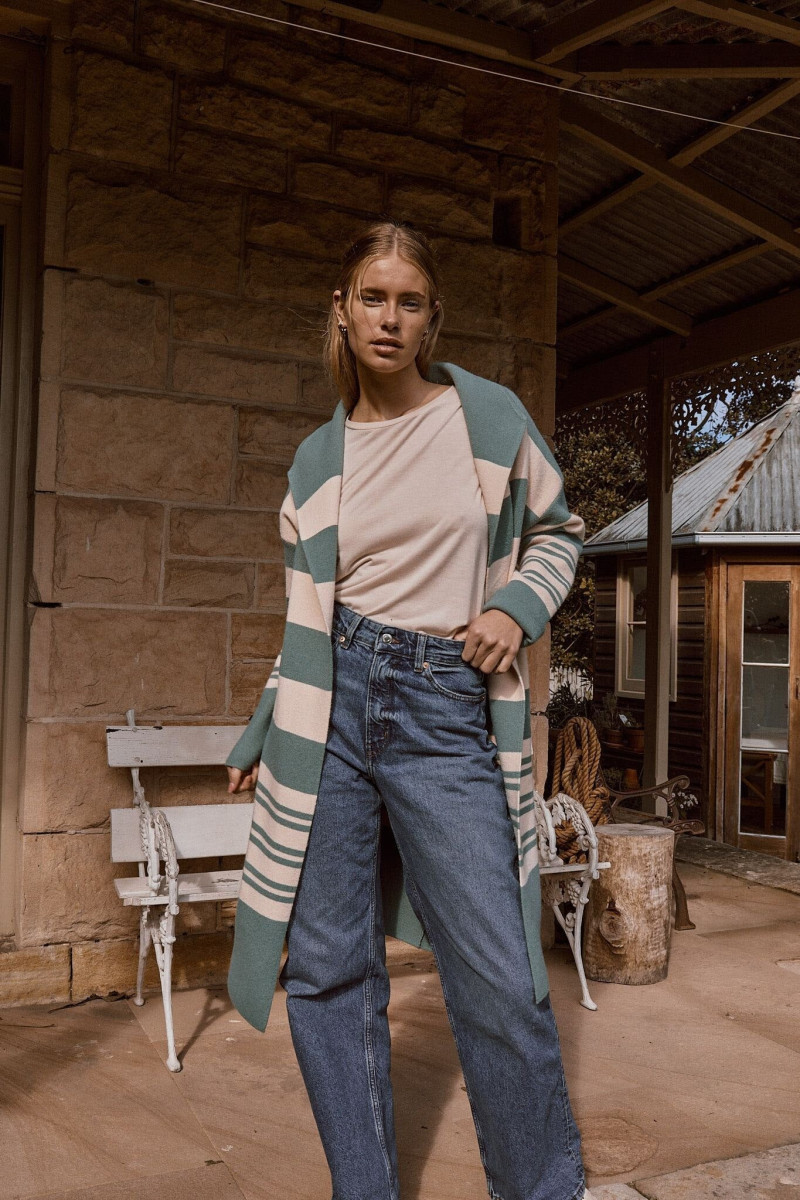 Sianie Aitken featured in  the Little Lies lookbook for Winter 2023