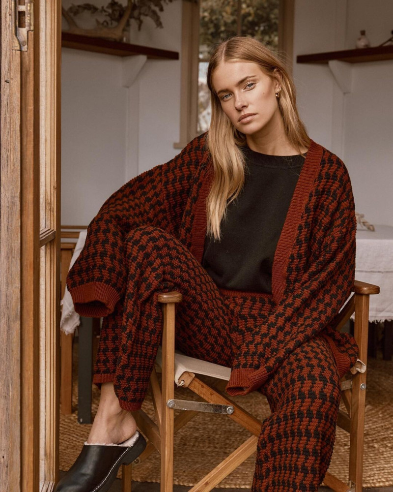 Sianie Aitken featured in  the Little Lies lookbook for Winter 2023