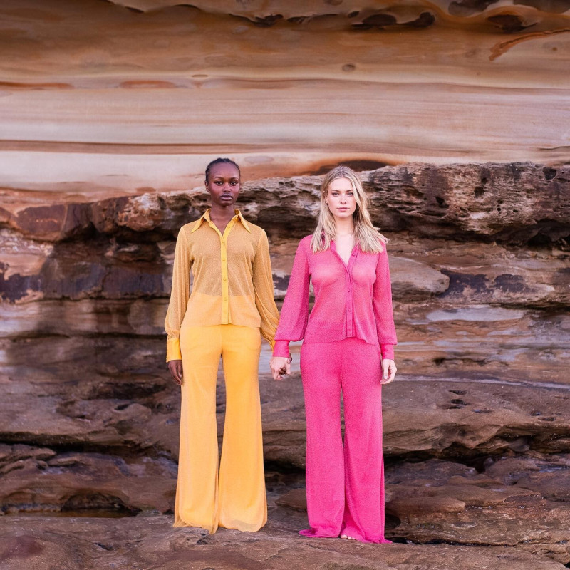 Sianie Aitken featured in  the Alice McCall advertisement for Resort 2023