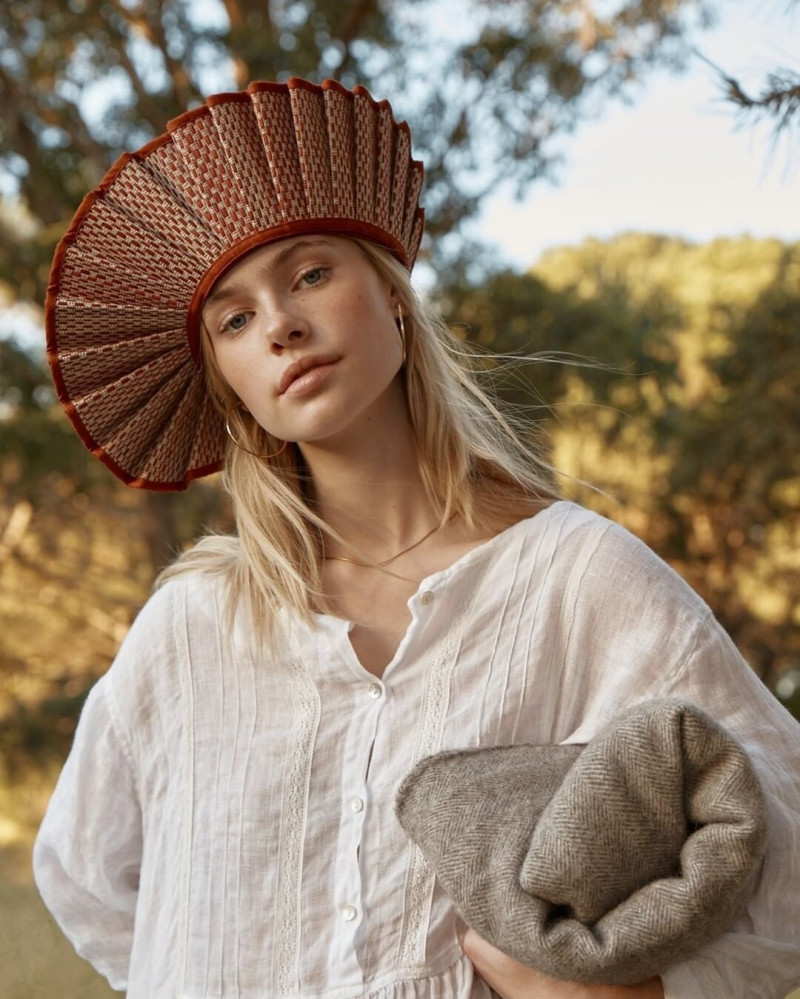 Sianie Aitken featured in  the Lorna Murray advertisement for Spring/Summer 2022