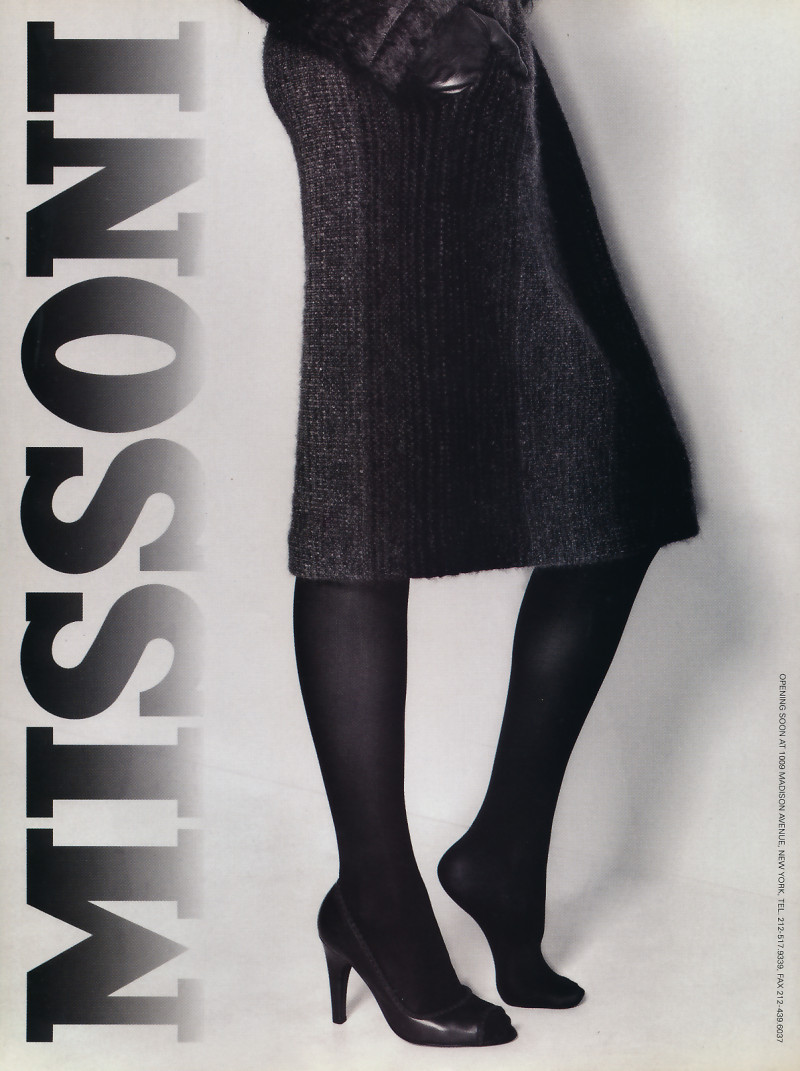 Gisele Bundchen featured in  the Missoni advertisement for Autumn/Winter 1998