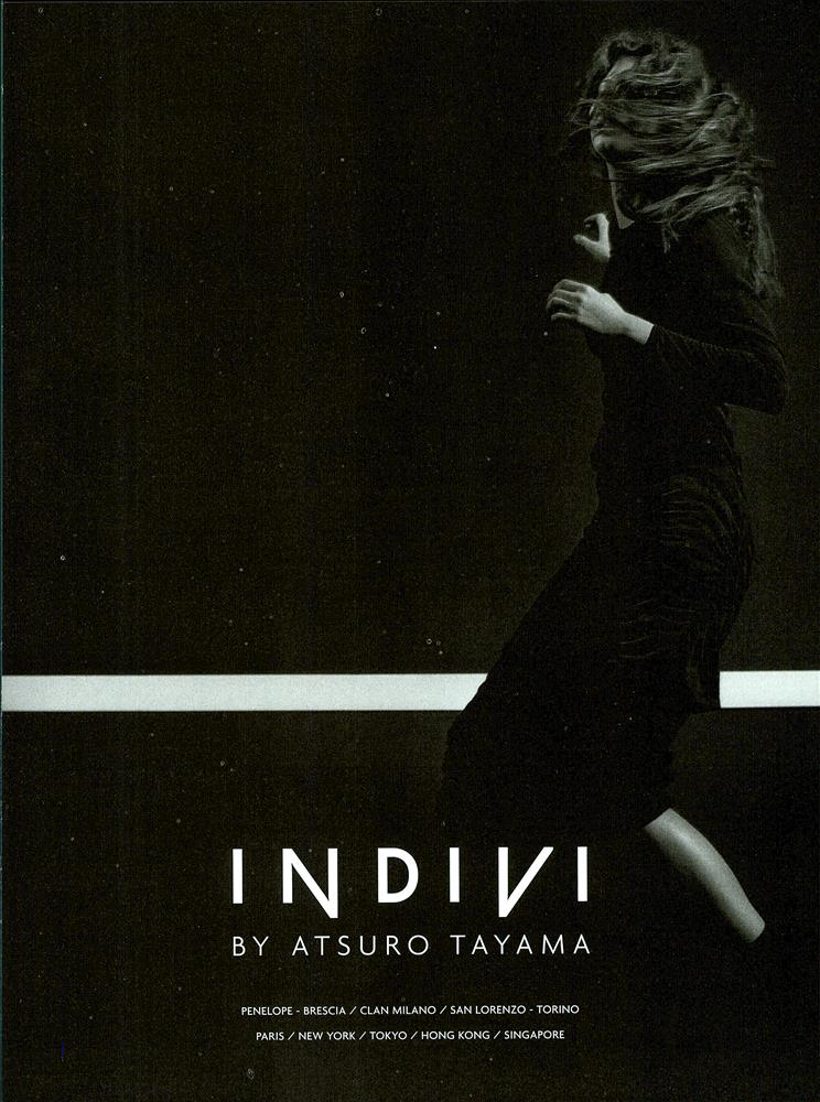 Gisele Bundchen featured in  the Atsuro Tayama Indivi advertisement for Autumn/Winter 1998