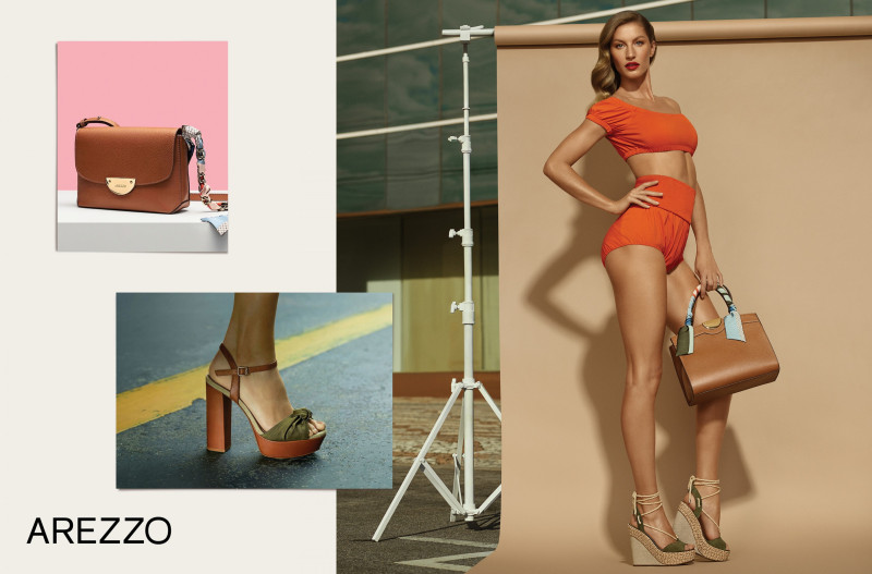 Gisele Bundchen featured in  the Arezzo advertisement for Spring/Summer 2018