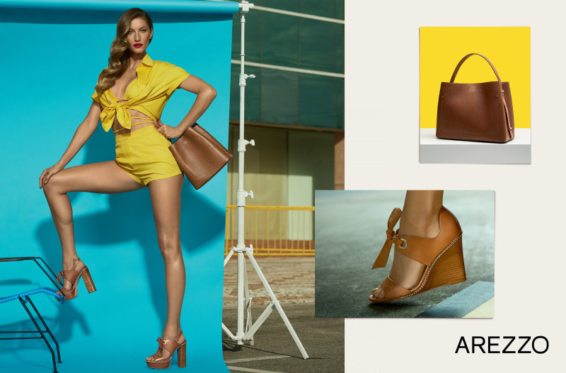 Gisele Bundchen featured in  the Arezzo advertisement for Spring/Summer 2018