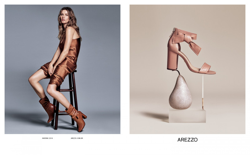 Gisele Bundchen featured in  the Arezzo advertisement for Autumn/Winter 2018