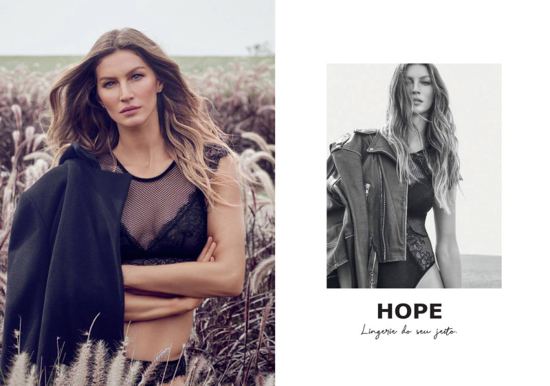 Gisele Bundchen featured in  the Hope advertisement for Autumn/Winter 2018