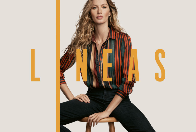 Gisele Bundchen featured in  the Falabella advertisement for Spring/Summer 2018