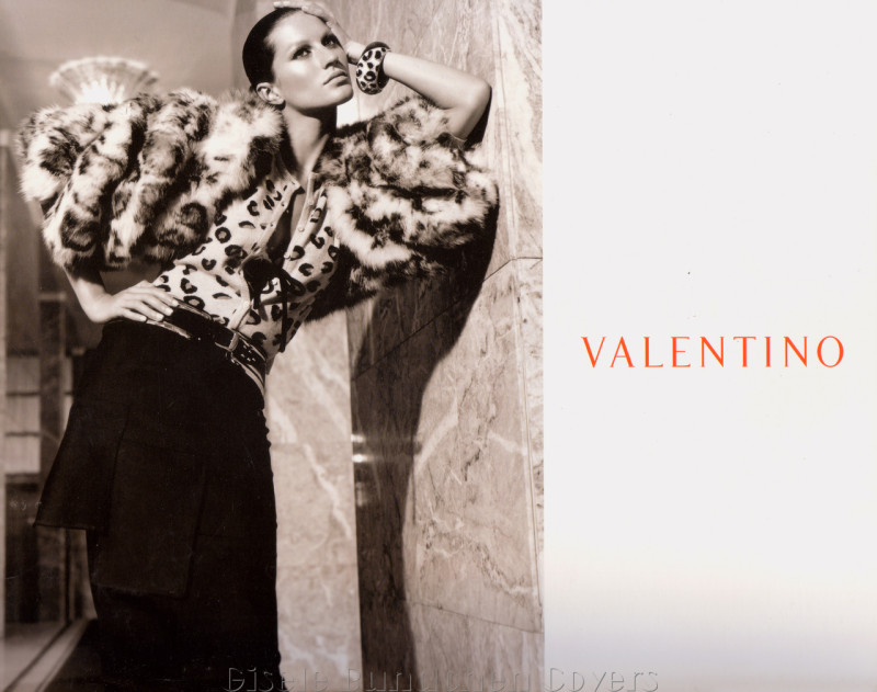 Gisele Bundchen featured in  the Valentino advertisement for Autumn/Winter 2004