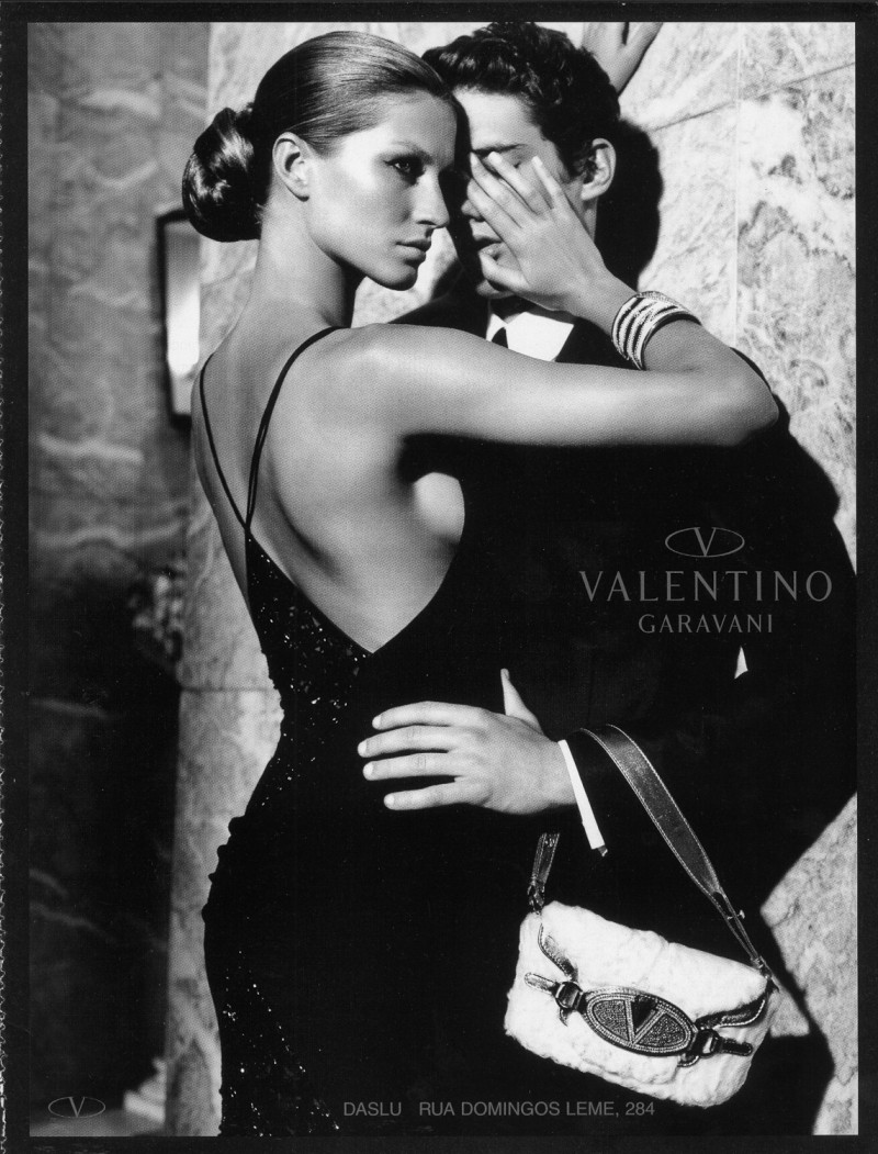 Gisele Bundchen featured in  the Valentino advertisement for Autumn/Winter 2004