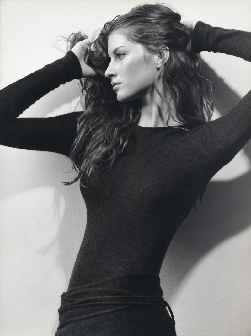 Gisele Bundchen featured in  the Ralph Lauren Collection advertisement for Autumn/Winter 1998