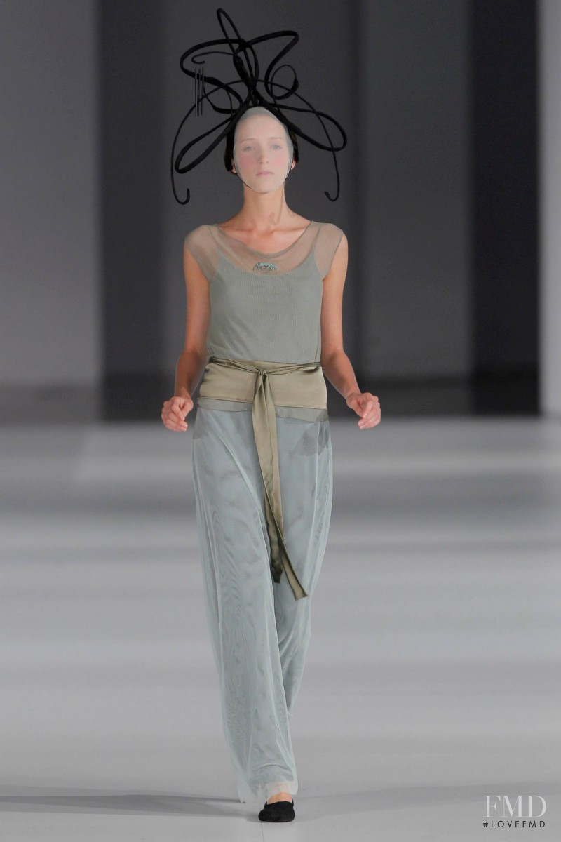 Iris Egbers featured in  the Natalie Capell fashion show for Spring/Summer 2014