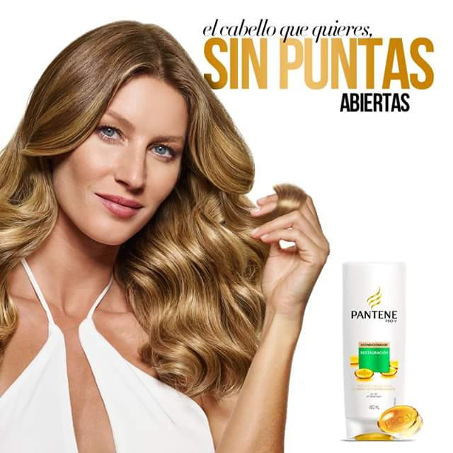 Gisele Bundchen featured in  the Pantene advertisement for Autumn/Winter 2016