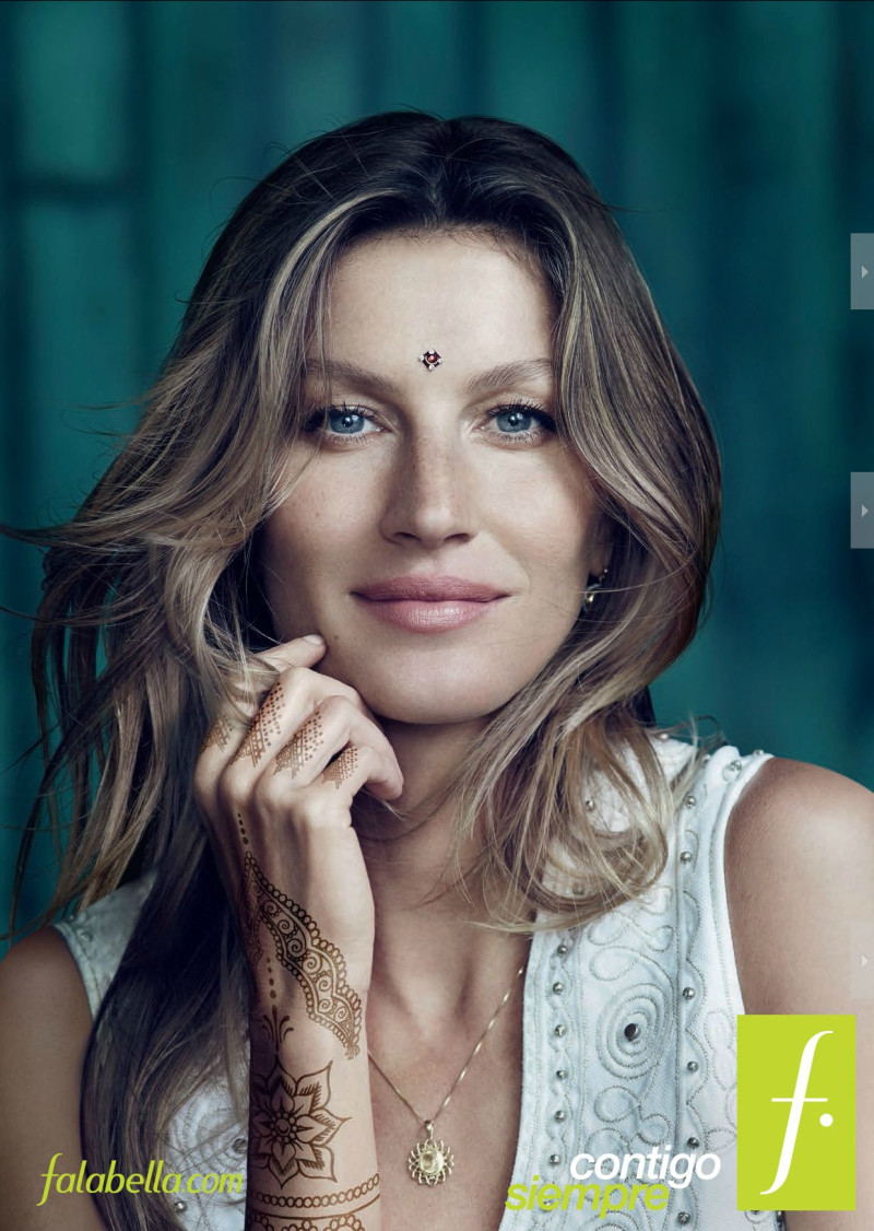 Gisele Bundchen featured in  the Falabella advertisement for Autumn/Winter 2015