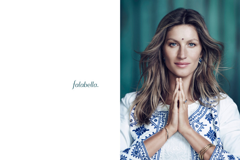 Gisele Bundchen featured in  the Falabella advertisement for Autumn/Winter 2015