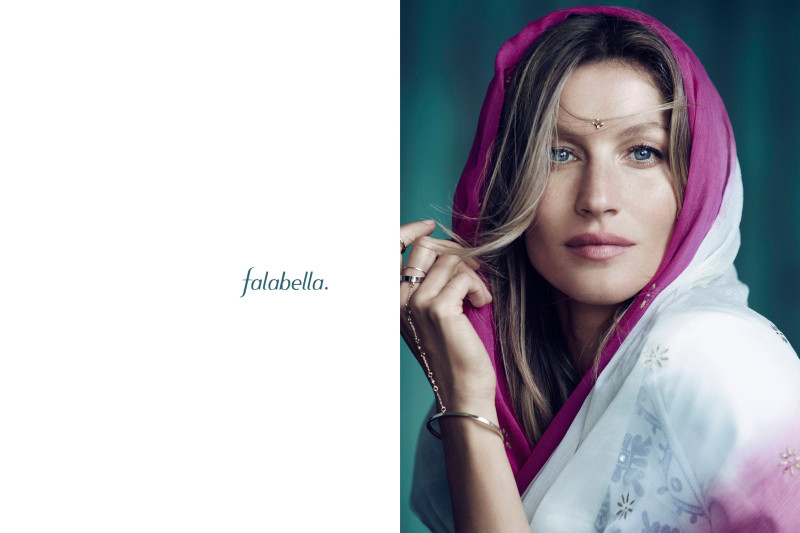 Gisele Bundchen featured in  the Falabella advertisement for Autumn/Winter 2015