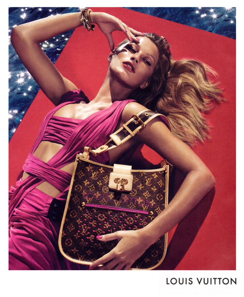 Gisele Bundchen featured in  the Louis Vuitton advertisement for Spring/Summer 2006
