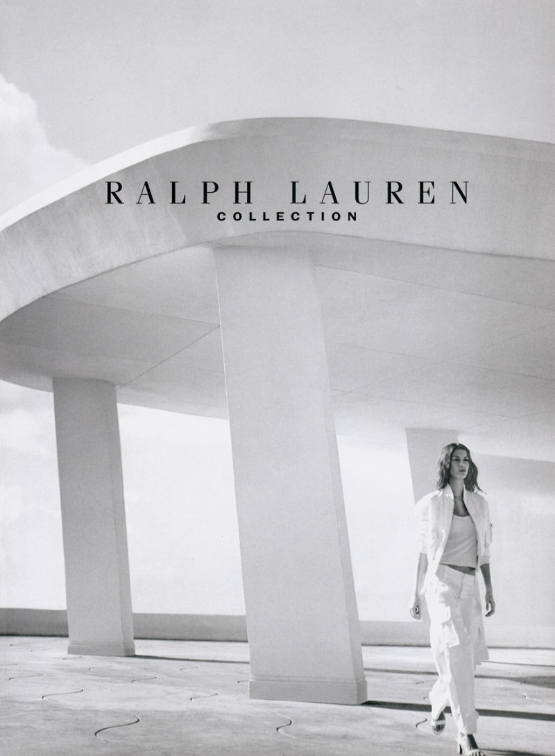 Gisele Bundchen featured in  the Ralph Lauren Collection advertisement for Spring/Summer 1998