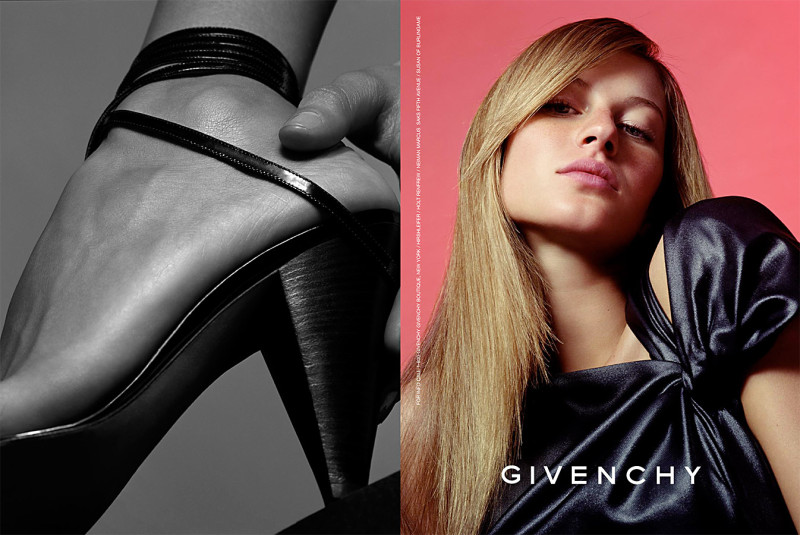 Gisele Bundchen featured in  the Givenchy advertisement for Autumn/Winter 2000