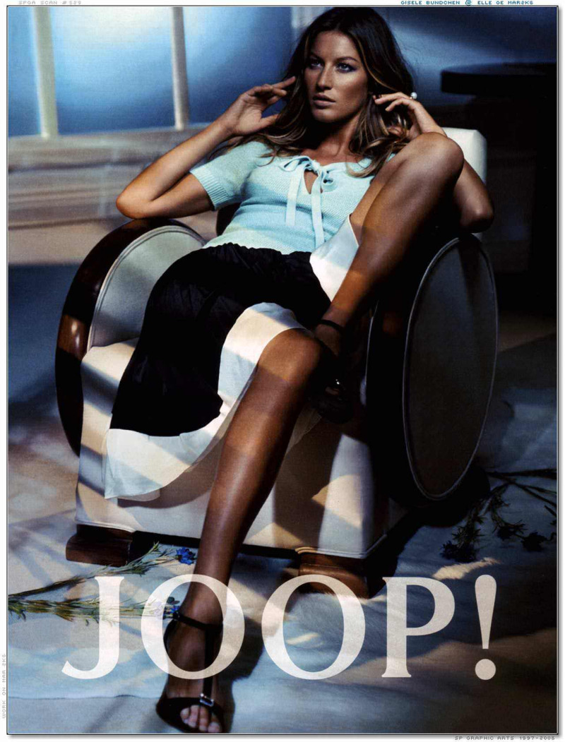 Gisele Bundchen featured in  the Joop advertisement for Spring/Summer 2006