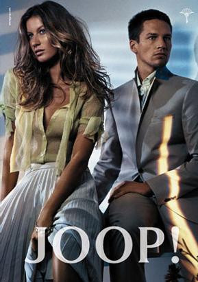 Gisele Bundchen featured in  the Joop advertisement for Spring/Summer 2006