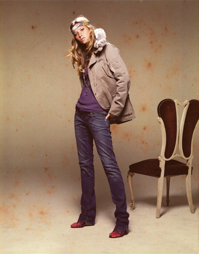 Gisele Bundchen featured in  the Colcci advertisement for Autumn/Winter 2005