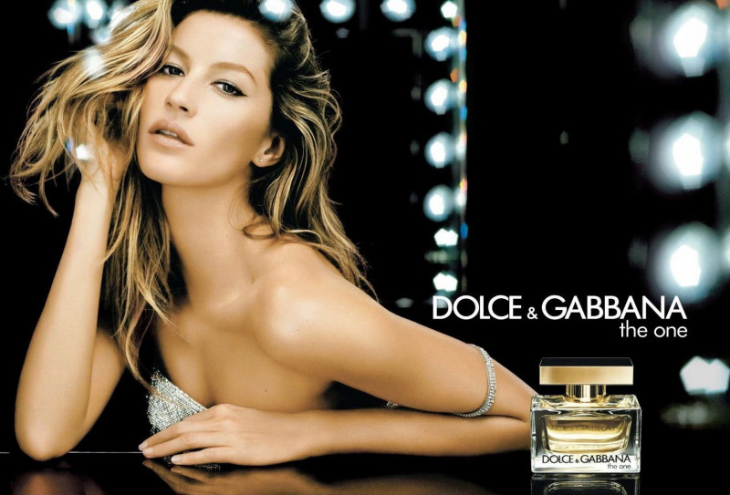Gisele Bundchen featured in  the Dolce & Gabbana Fragrance The One advertisement for Autumn/Winter 2006
