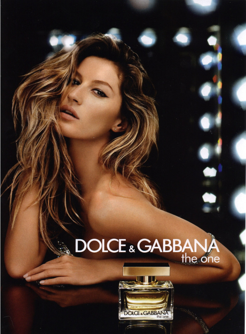 Gisele Bundchen featured in  the Dolce & Gabbana Fragrance The One advertisement for Autumn/Winter 2006