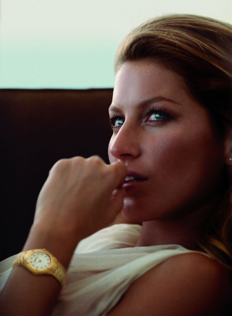 Gisele Bundchen featured in  the Ebel advertisement for Spring/Summer 2006