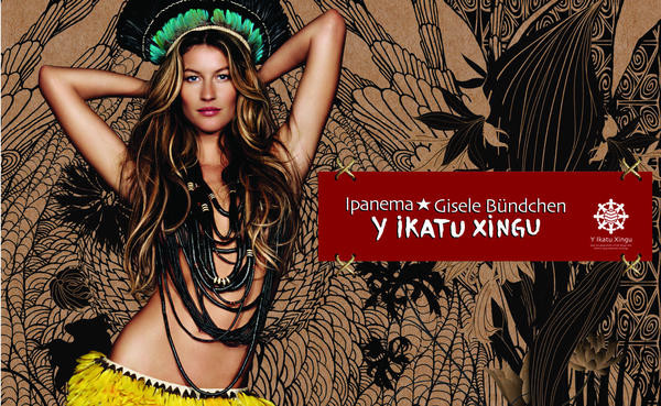 Gisele Bundchen featured in  the Ipanema advertisement for Autumn/Winter 2006