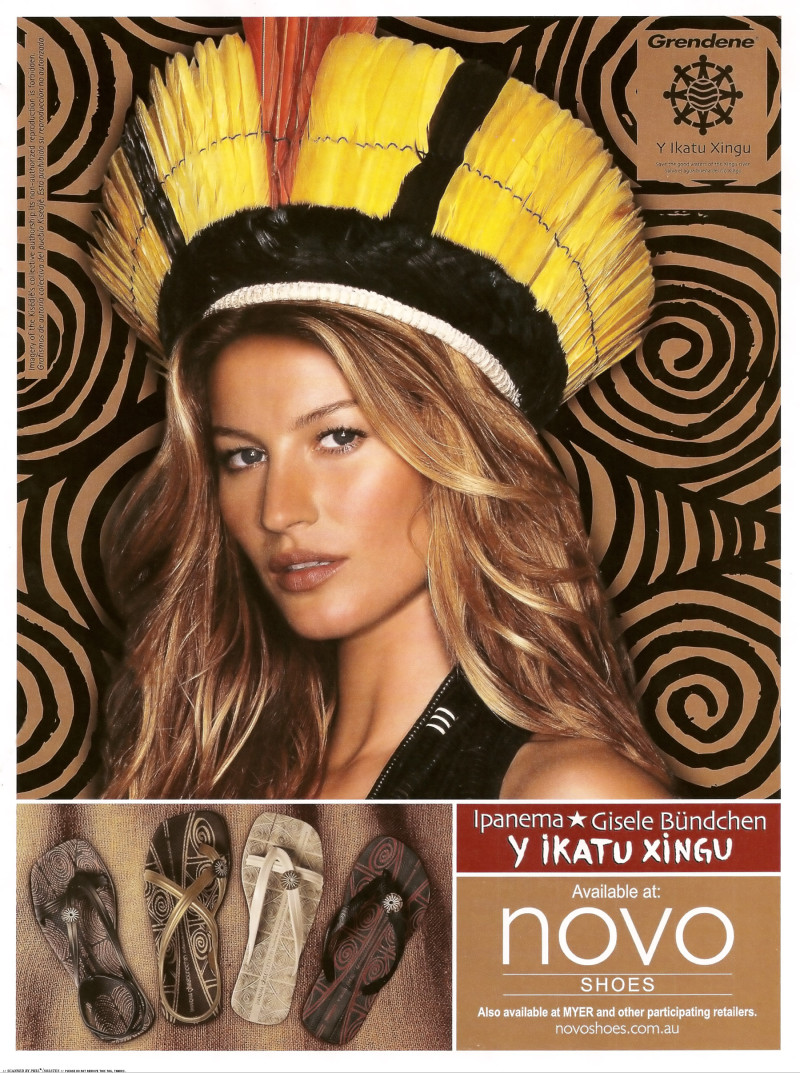 Gisele Bundchen featured in  the Ipanema advertisement for Autumn/Winter 2006
